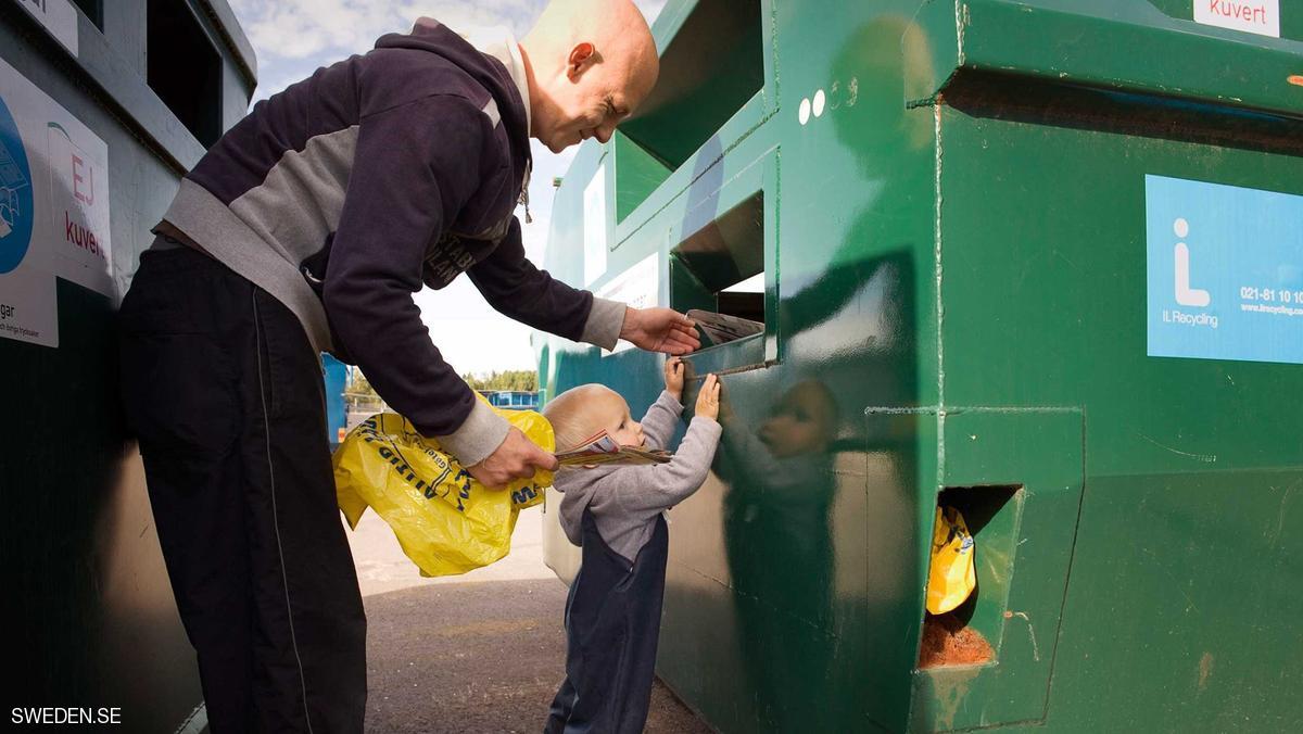 سوئد: بازیافت 99 درصد زباله‌ها / تبدیل زباله به انرژی گرمایی