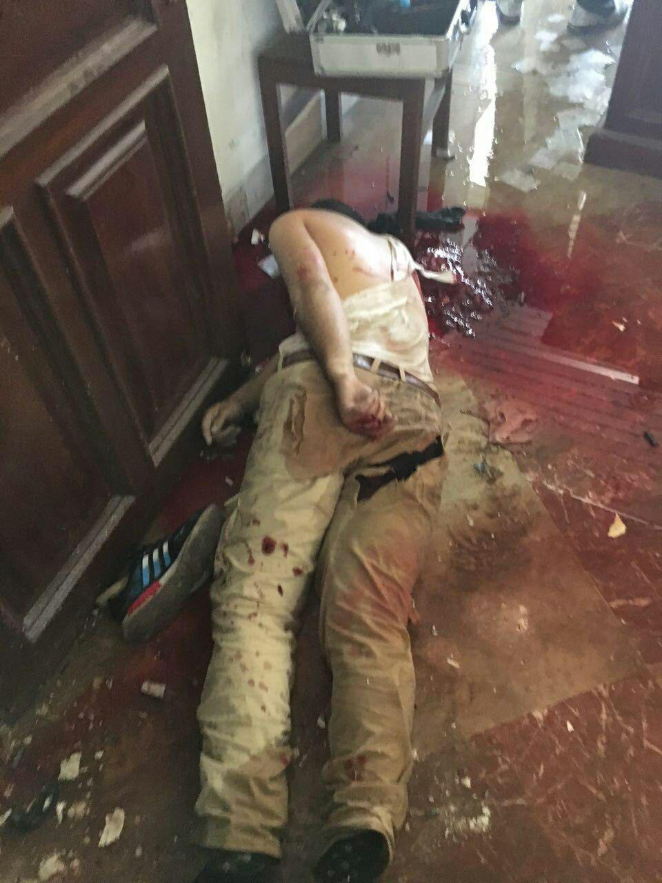 یکی از مهاجمان مسلح به مجلس (عکس)