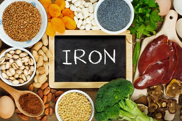 چگونگی افزایش جذب آهن از غذا