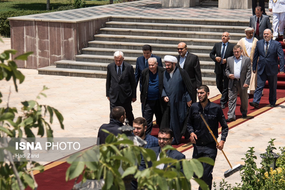 استقبال رسمی جهانگیری از نخست وزیر عراق