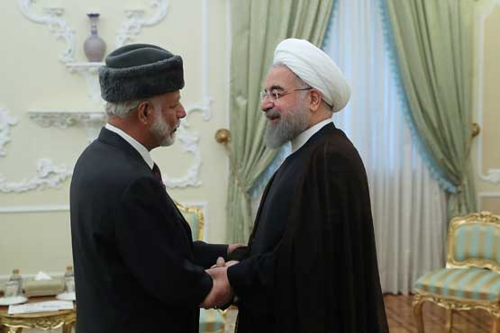 تیپ جالب وزیر خارجه عمان در دیدار با روحانی (+عکس)