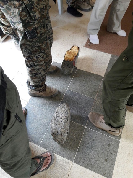سنگ‌های منفجره داعشی (عکس)