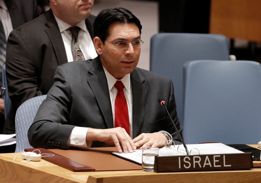 ادعای سفیر اسراییل در سازمان ملل: ایران در آزمایش موشکی از ستاره داوود به عنوان هدف استفاده کرد (+عکس)