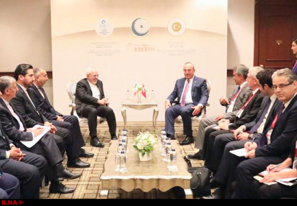 وزرای امور خارجه ایران و ترکیه دیدار کردند