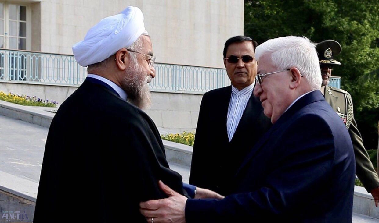 رئیس‌جمهور عراق وارد تهران شد (عکس)