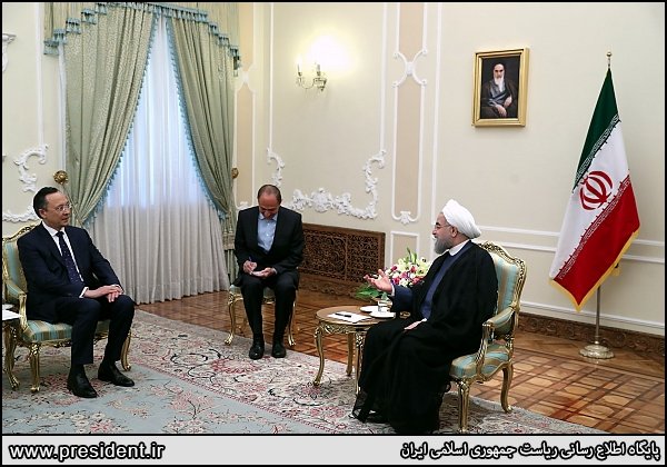 دیدار وزیر خارجه قزاقستان با روحانی