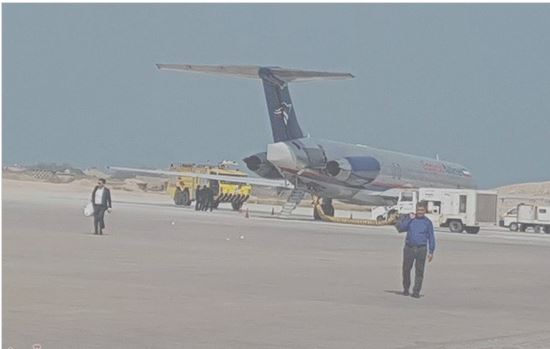 پرواز بوشهر به تهران به دلیل نفص فنی به فرودگاه بازگشت (+عکس)