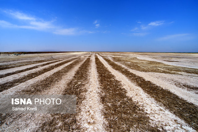 تالاب استان البرز کاملا خشک شد (+عکس)