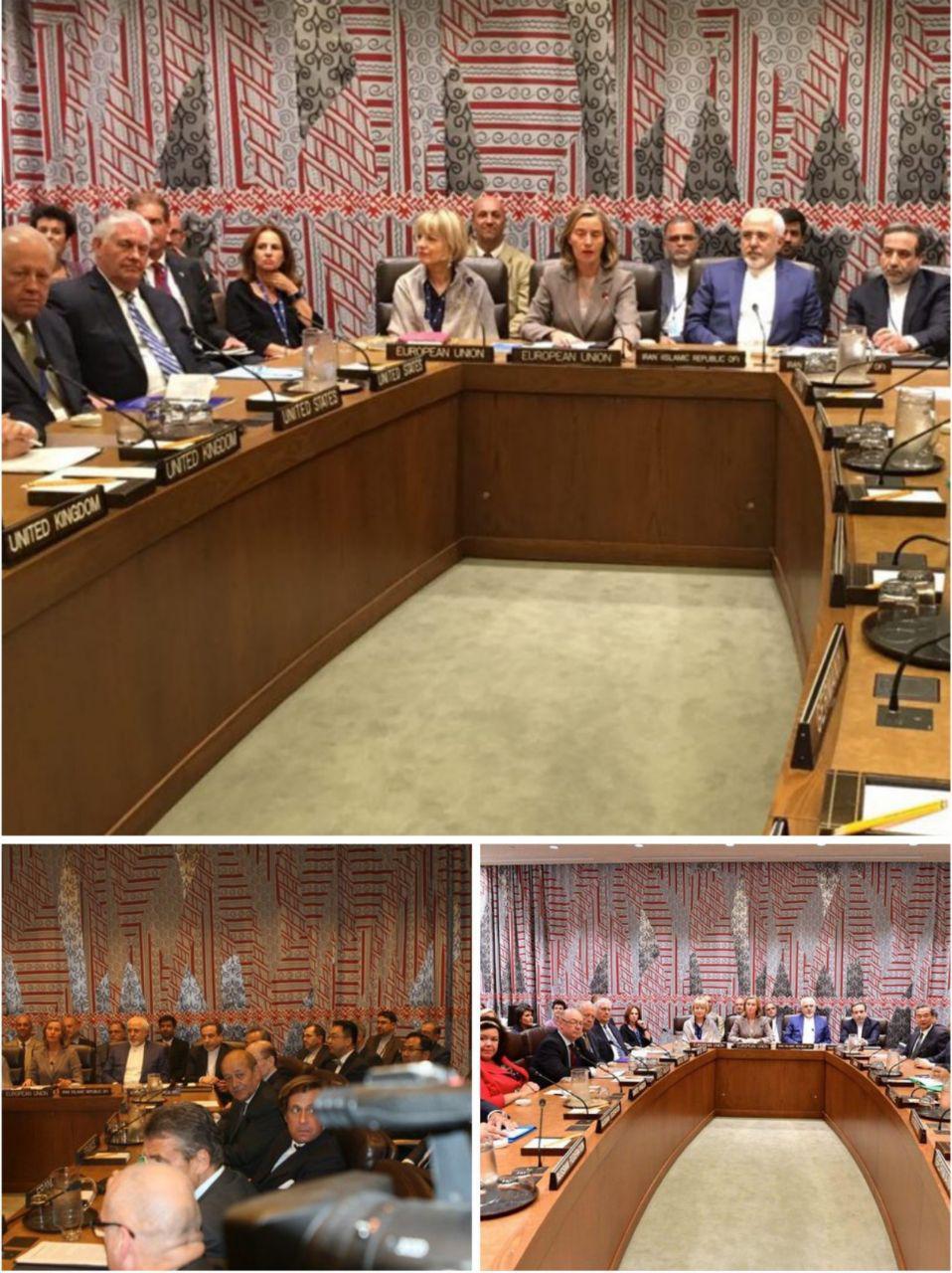 نشست وزیران خارجه ایران و 1+5 در نیویورک(+عکس)