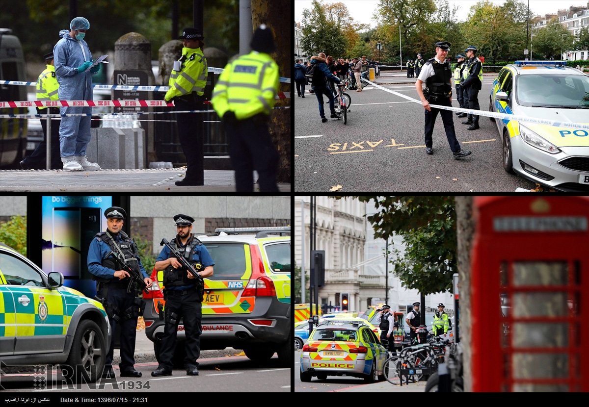 حمله خودرویی به مردم در لندن با 11 زخمی (+عکس)