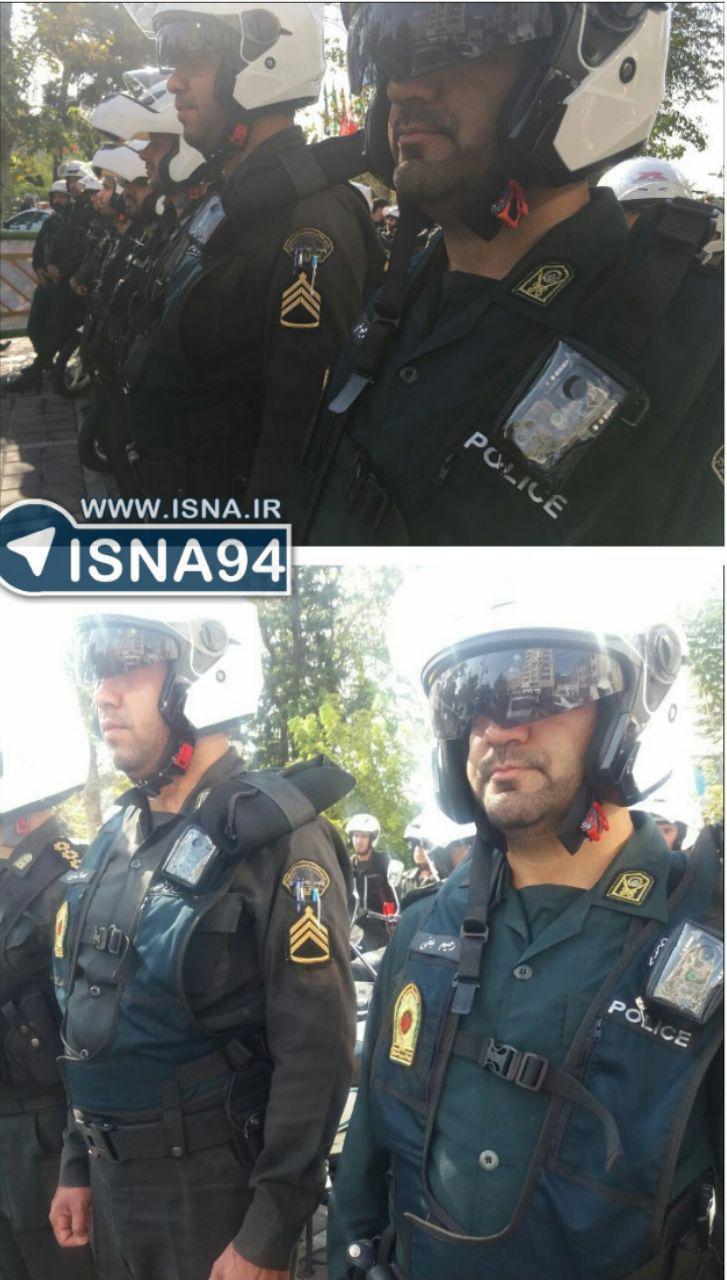 رونمایی از لباس‌های دوربین‌دار ماموران پلیس (عکس)