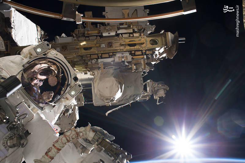 طلوع خورشید از نگاه یک فضانورد (عکس)