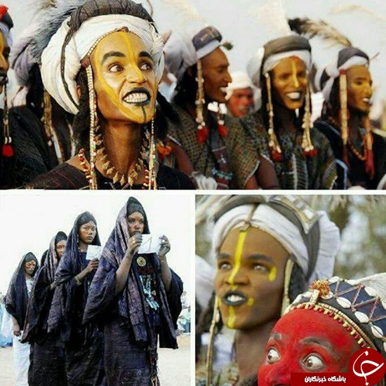 قبیله‌ای عجیب در نیجریه (عکس)