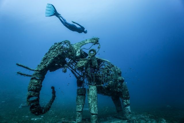 مجسمه‌ های زیر دریا (عکس)