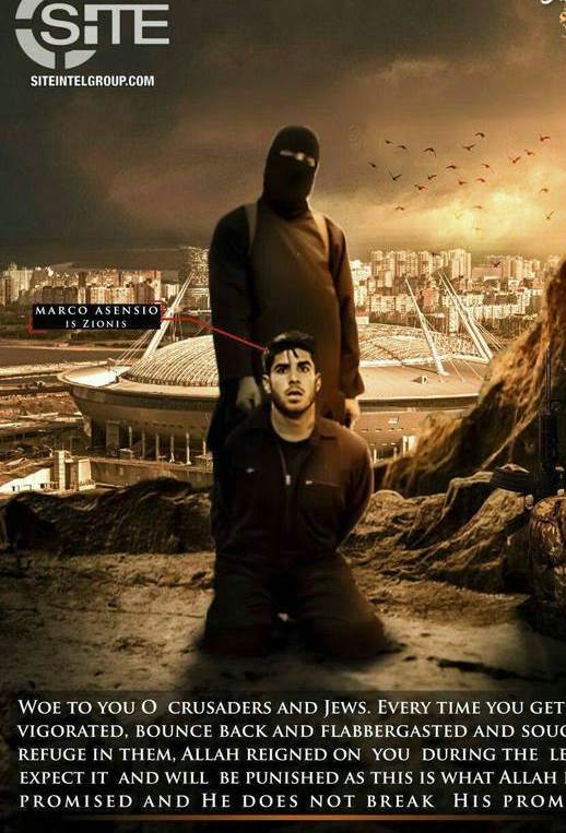 داعش یک ستاره دیگر رئال مادرید را تهدید کرد (عکس)