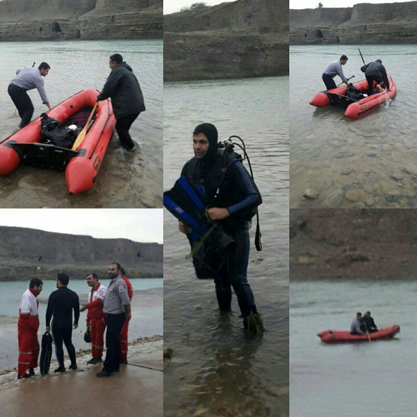 سرباز 19 ساله در رودخانه دز غرق شد/ جست‌و جو برای یافتن جسد (+عکس)
