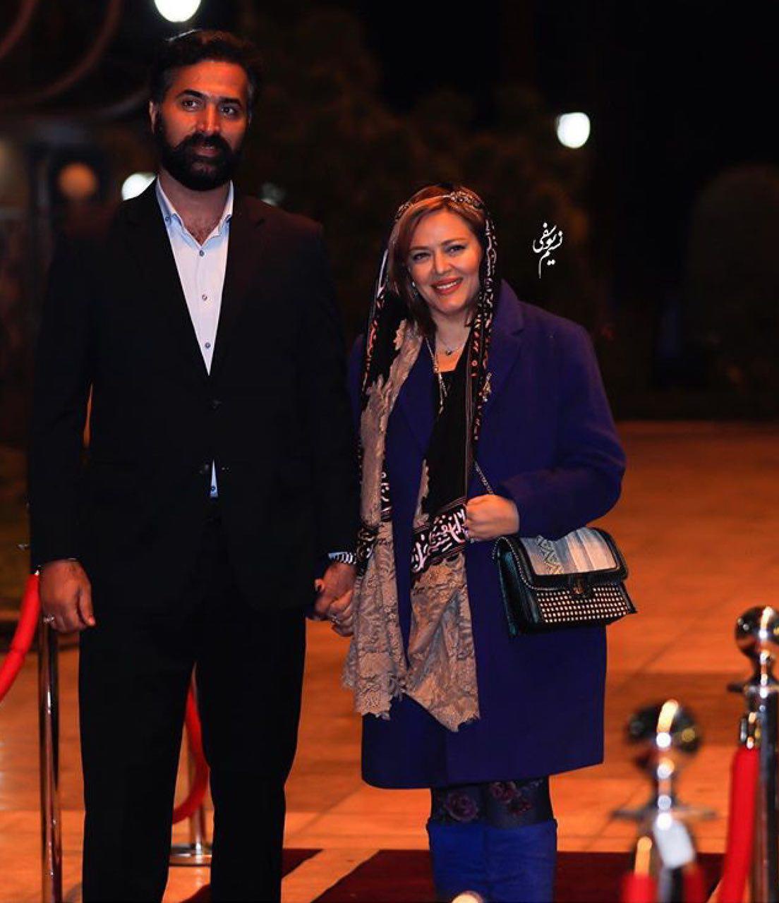 بهاره رهنما و همسرش دیشب در یک جشن (عکس)