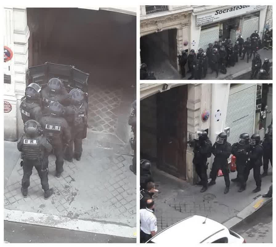 گروگانگیری در پاریس (+عکس)/ گروگانگیر خواهان مذاکره با مقامات سفارت ایران