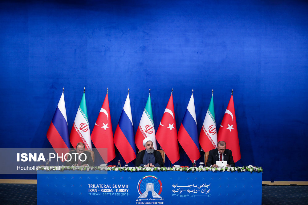 اجلاس سه جانبه در تهران (عکس)