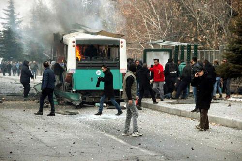 انفجار تروریستی در شهر قیصریه ترکیه