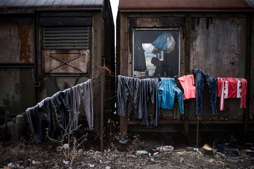 اردوگاه پناهجویان در بلگراد صربستان