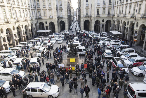اعتصاب سراسری رانندگان تاکسی در تورین ایتالیا