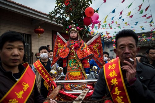 جشنواره ای بومی در شهر توفانگ چین