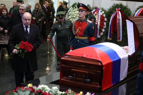مراسم تشییع ویتالی چورکین سفیر فقید روسیه در سازمان ملل – مسکو