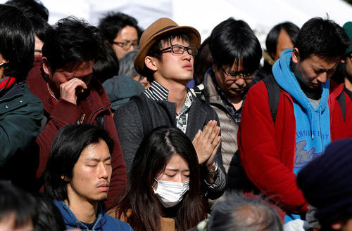 ششمین سالگرد زلزله مهیب 9 ریشتری و سونامی بزرگ در ژاپن – توکیو