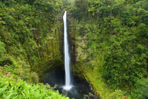  آبشار آکاکا در هاوایی 