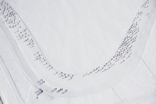 ه ماراتون اسکی با حضور 13 هزار شرکت کننده – سوییس