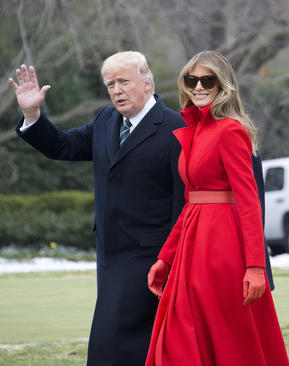 عزیمت ترامپ و همسرش از کاخ سفید به ویلای تفریحی رییس جمهور آمریکا در فلوریدا