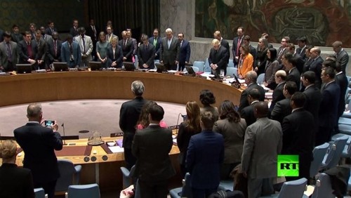 یک دقیقه سکوت در شورای امنیت سازمان ملل متحد برای گرامیداشت قربانیان حمله تروریستی در لندن