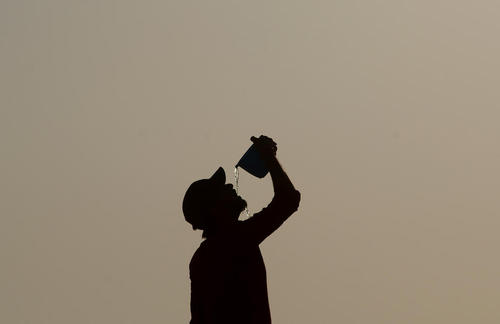 افزایش دمای کم سابقه در شهر الله آباد هند