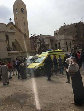 انفجار در کلیسای شهر طنطا - مصر 
