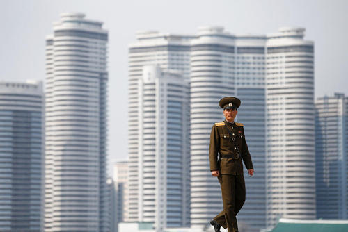 نمایی از شهر پیونگ یانگ کره شمالی