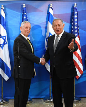 نخست وزیر اسراییل در دیدار با وزیر دفاع آمریکا – قدس