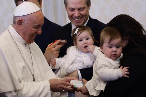 دیدار خانواده سلطنتی لیختن اشتاین با پاپ در واتیکان
