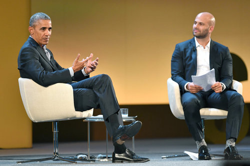 باراک اوباما در کنفرانس جهانی امنیت غذایی و تغییرات اقلیمی در میلان ایتالیا