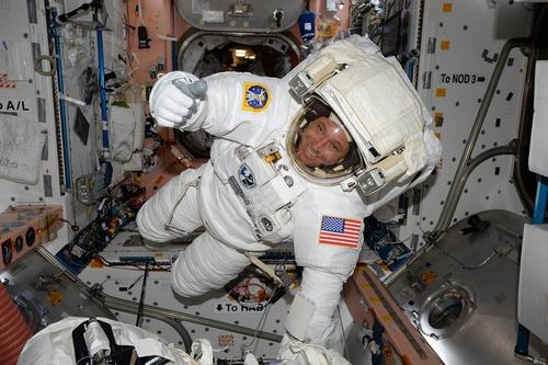 جک فیشر فضانورد ناسا در ایستگاه فضایی بین المللی