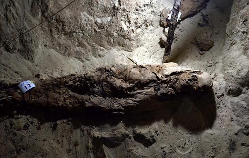 کشف مومیایی جدید از یک مقبره در 234 کیلومتری شهر قاهره مصر