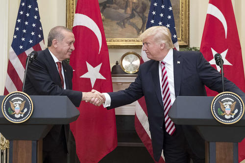 نشست خبری مشترک روسای جمهور آمریکا و ترکیه در کاخ سفید – واشنگتن