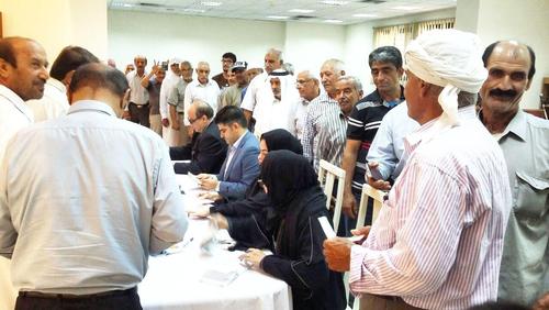 صف رای ایرانی ها - قطر 