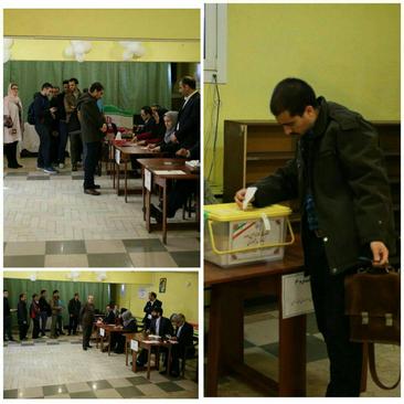 صف رای ایرانی ها در مسکو روسیه