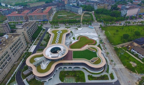 عکس خلاقیت عکس چین طراحی معماری کارخانه طراحی ساختمان بزرگترین کارخانه اخبار چین