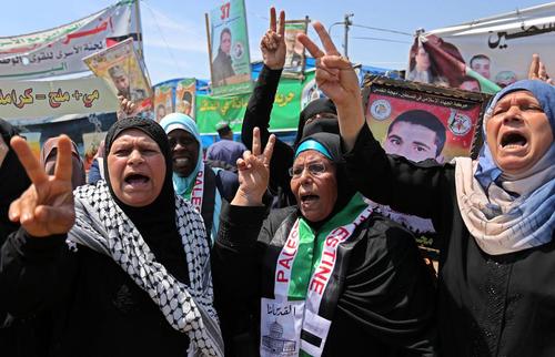 تظاهرات در همبستگی با زندانیان اعتصاب غذا کننده فلسطینی – غزه