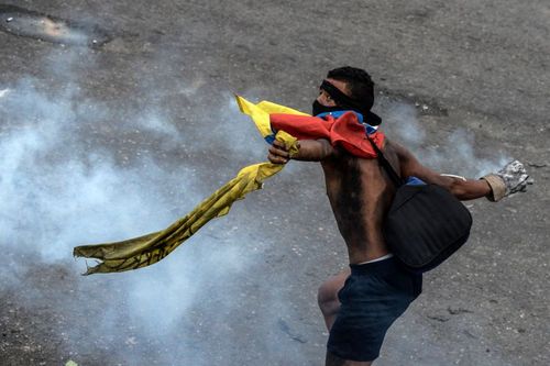 ادامه تظاهرات ضد حکومتی در پایتخت ونزوئلا