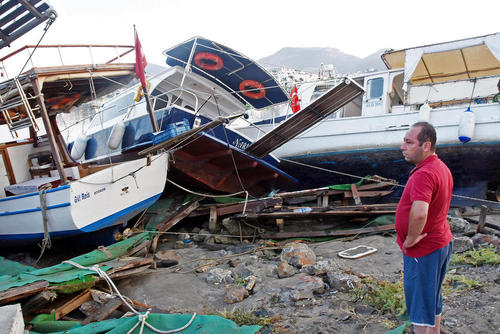  زلزله در شهرهای نوار ساحلی دریای اژه ترکیه 