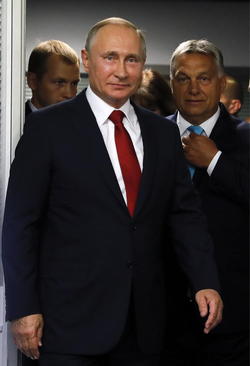 سفر رییس جمهور روسیه به مجارستان و دیدار با نخست وزیر مجارستان