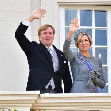 پادشاه و ملکه هلند در آیین گشایش سالانه پارلمان هلند – لاهه